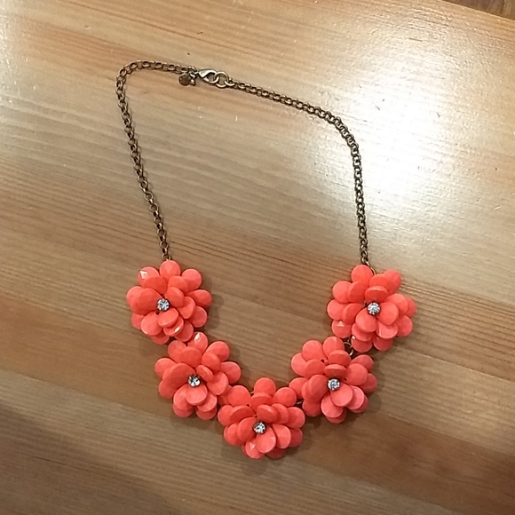 J. Crew Jewelry - J Crew flower necklace